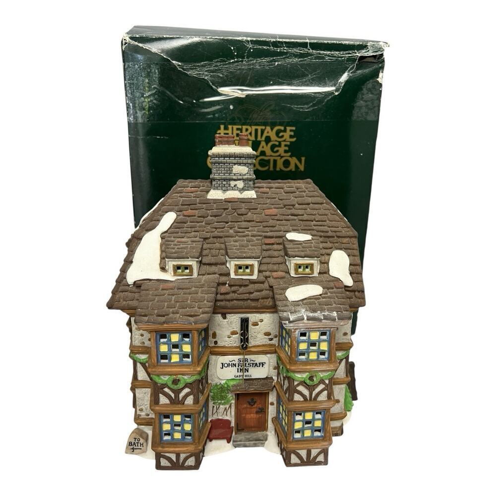Dept 56 Dickens Heritage Village Series Sir John Falstaff Inn #57533 Boxed